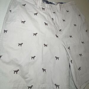 Bass G.H. Bass & Co. Men’s Shorts Dog Print Size 38 100% Cotton